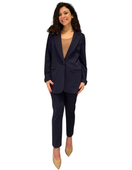 Giacca Punto Milano Blu Zahjr