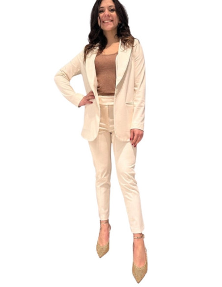 Giacca Punto Milano Latte Zahjr