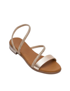 Sandalo multifasce fullstrass CHAMPAGNE