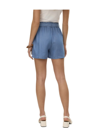 Shorts Paperbag Donna in Tencel