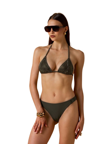 Bikini NOSECRET Stardust con Dettagli Lurex | Militare