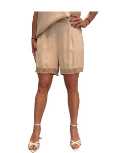 Short con Frangia Avena Zahjr
