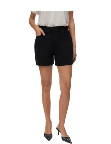 Pantaloncino denim NERO