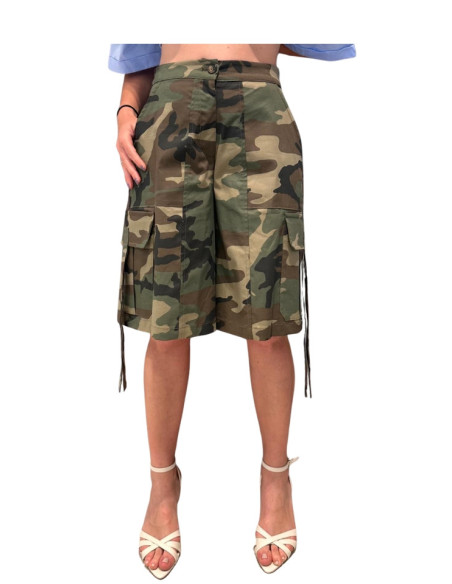 Bermuda Cargo Camouflage Tensione In