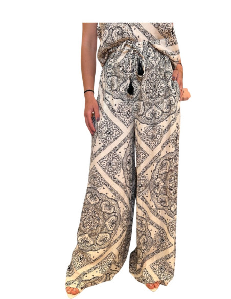 Pantalone morbido effetto cashmere