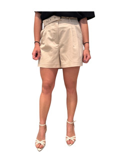 Pantaloncino doppia pence cintura