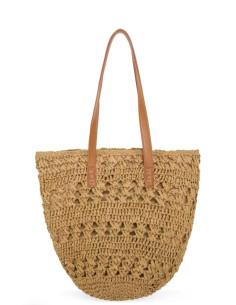 Shopper in rafia