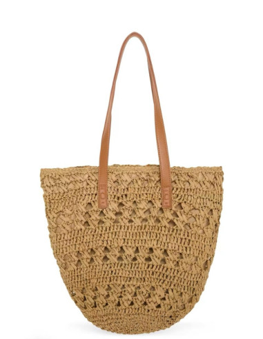 Borsa ICHI Intrecciata a Maglia Aperta | Shopper Mare e Città