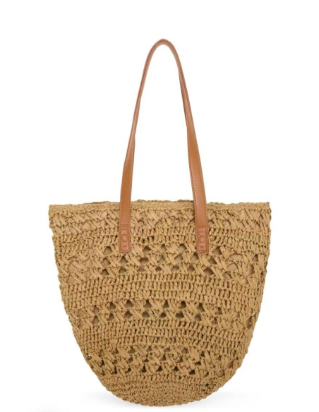 Borsa ICHI Intrecciata a Maglia Aperta | Shopper Mare e Città