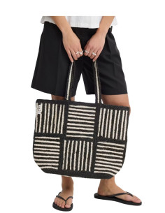 Shopper bi color rafia