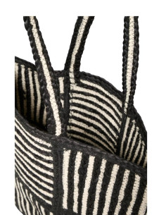 Shopper bi color rafia