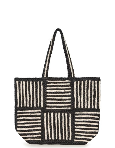Shopper bi color rafia