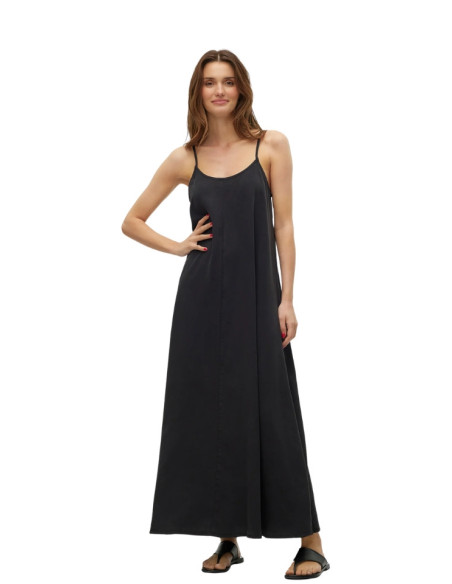 Maxi Abito in Tencel Nero Vero Moda | Glamour Shop