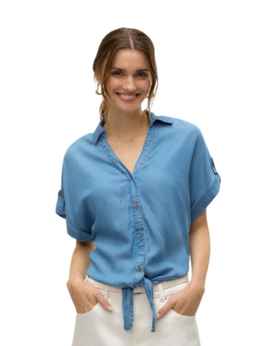 Camicia Donna in Tencel con Nodo Vero Moda Denim