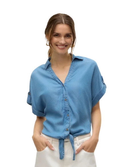 Camicia Donna in Tencel con Nodo Vero Moda Denim