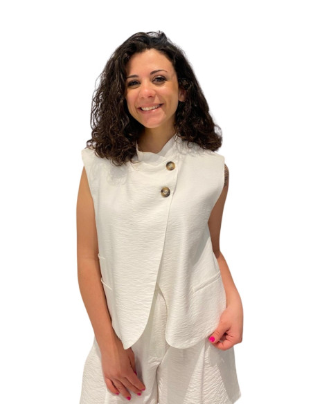 Gilet coreano BIANCO