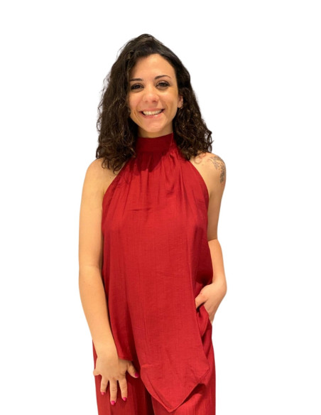 Top halter asimmetrico india