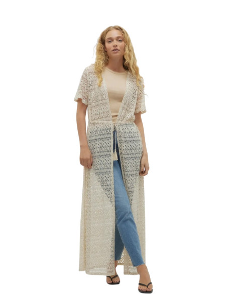 Cardigan lungo crochet PANNA