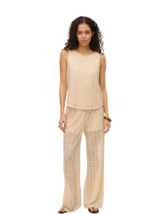 Pantalone wide crochet PANNA