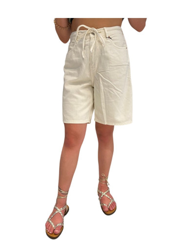 Shorts con coulisse ECRU