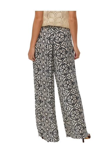 Pantalone gamba ampia fantasia etnica