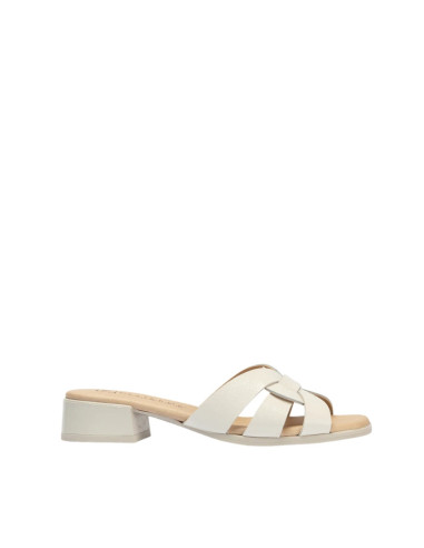 Sandalo Sabot ciabattina Basso Donna Color bianco | Pitillos