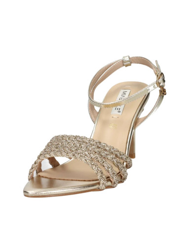 Sandali con Tacco Platino Miabelle MB1153 | Con Strass