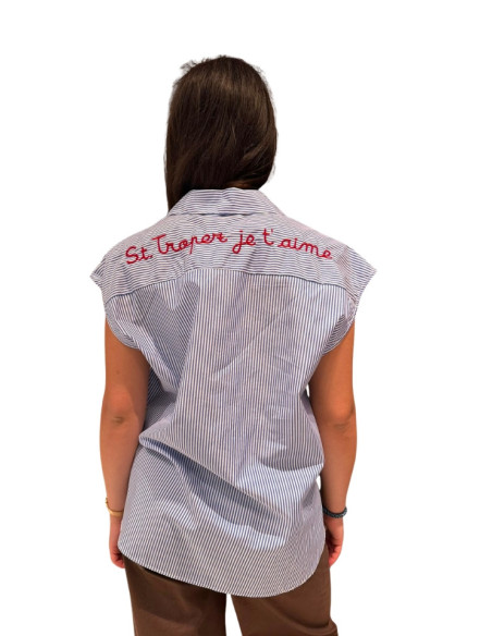 Camicia rigata St. Tropez