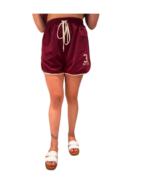 Shorts spugna BORDEAUX