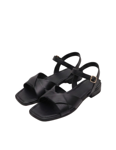 Sandalo Basso in Pelle Nero e Moro Massimo Baldi | Glamour Shop online