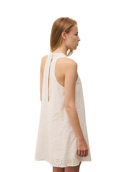 Abito Corto Two-Way in Cotone Sangallo Svasato | Glamour shop online