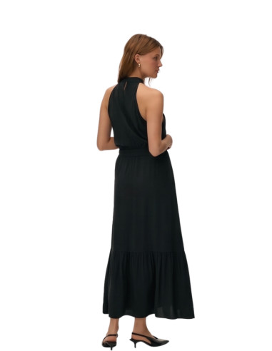 Abito Lungo con Scollo Americano Nero Vero Moda | Glamour shop online
