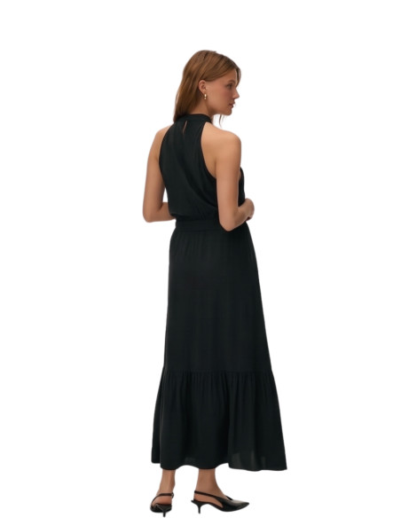 Abito Lungo con Scollo Americano Nero Vero Moda | Glamour shop online
