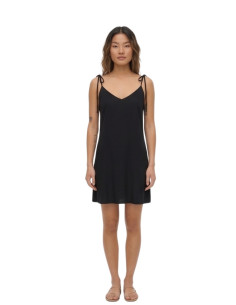 Abito Corto Nero con Spalline da Annodare Vero Moda | Glamour Shop online
