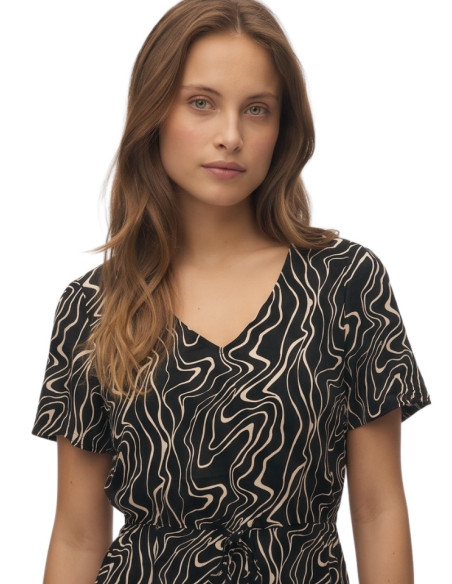 Abito Corto con Coulisse Vero Moda DANA Fantasia |Glamour shop online