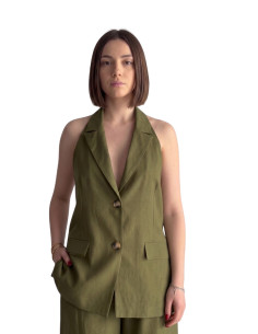 Gilet scollo MILITARE