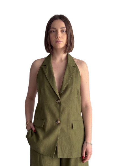 Gilet scollo MILITARE