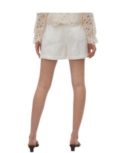 Shorts Paperbag Donna Latte Vero Moda
