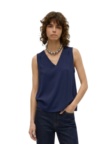 Top Donna Blu Scollo a V Vero Moda | Glamour Shop