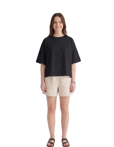 T-Shirt Over Girocollo Nera Zahjr Donna | Glamour Shop