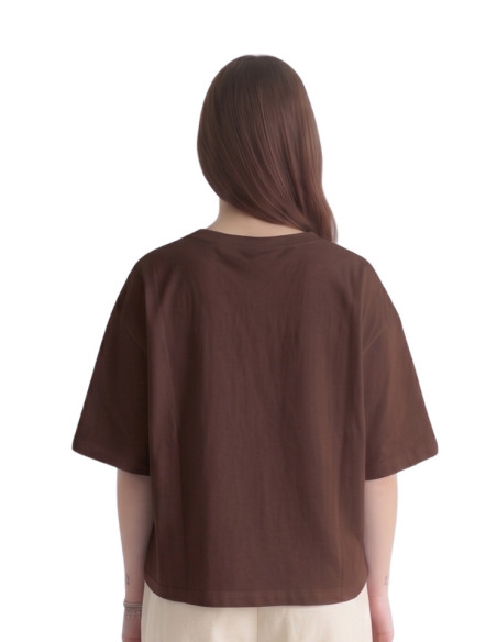 T-Shirt Over Girocollo Moro Zahjr Donna | Glamour Shop