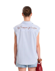 Camicia rigata manica corta st. tropexz