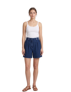 Pantaloncino bottone perla