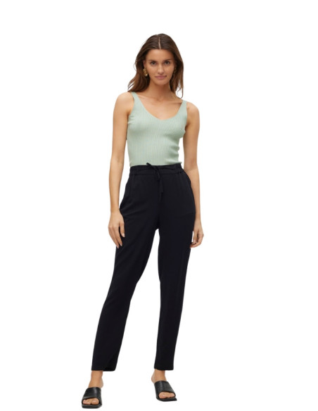 Pantalone Elastico Leggero Nero Vero Moda