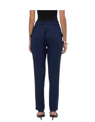 Pantalone Donna Blu con Vita Elasticizzata Vero Moda