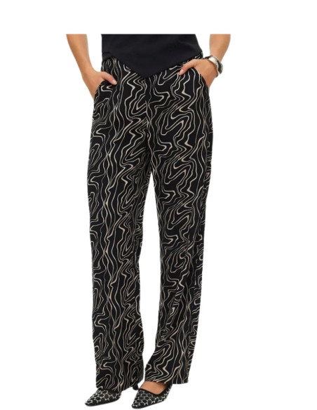Pantalone Donna Fantasia Dana con Vita Elasticizzata Vero Moda