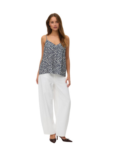 Top con Spalline Stampa Tropicale Blu Vero Moda | Glamour Shop