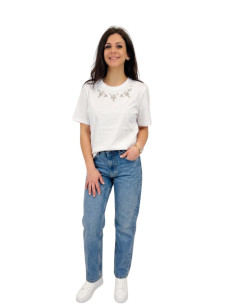T shirt pietre bianco