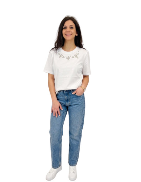 T shirt pietre bianco