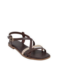 Sandalo Multifasce Moro con Stampa Pitone - Oh My Sandals